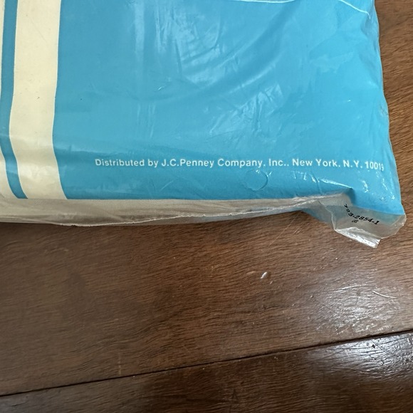 Vintage No Iron Muslin White King Fitted Sheet Retro Made USA NEW NOS - Picture 6 of 7